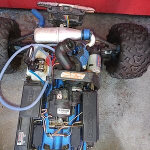 Blue Off-Road RC Car